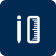 Pencil and ruler icon